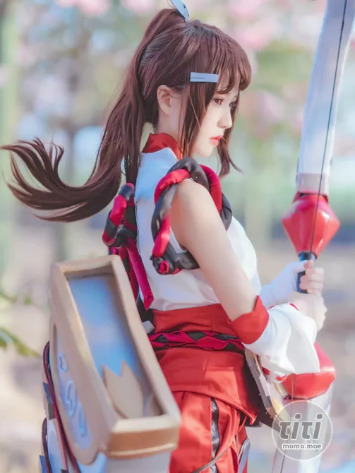 桜桃喵 – NO.134 花见巫女 [32P-638MB]