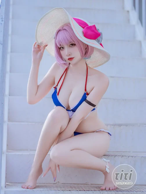 二佐Nisa – NO.137 碧蓝塔尔图泳装 [27P-152MB]