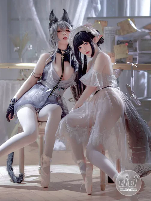 面饼仙儿 – NO.119 面饼仙儿&半半子 -Arknights 黑x森蚺バレエ[56P-35M]