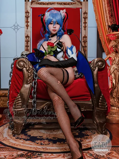 黏黏团子兔 – NO.009 （咬一口兔娘）甘雨魅魔 [40P-725MB]