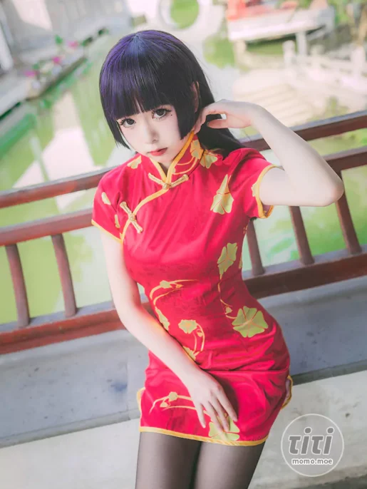 巧克力小圆面包 – NO.003 五更琉璃 新春旗袍 [22P-204MB]