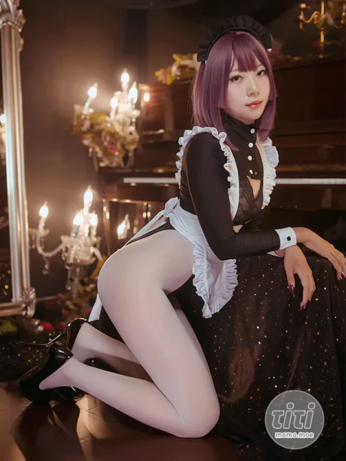 Money冷冷 – NO.032 高叉女仆 [25P-211M]