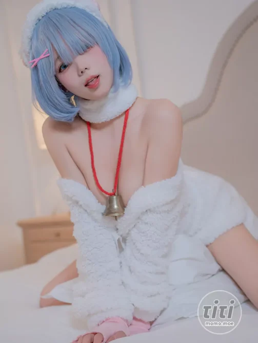 黏黏团子兔 – NO.046 (咬一口兔娘) 5月T3特典 蕾姆咩咩 [53P-570M]