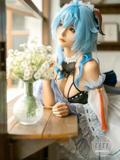 蠢沫沫 – NO.215 甘雨女仆 [14P-158MB]