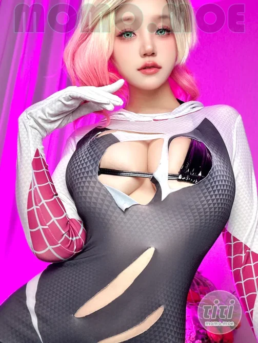 小仓千代w – NO.59 Spider Gwen 蜘蛛格温 [20P+1V-79MB]