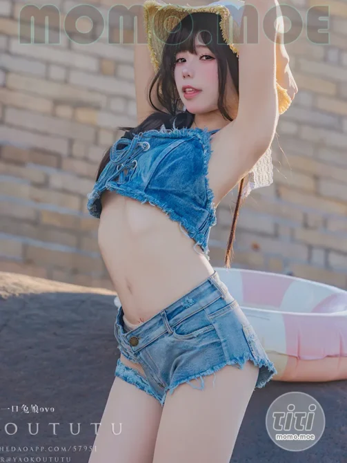 黏黏团子兔 – NO.086 (咬一口兔娘) 9月订阅『海の夏日』Shotgun [83P+1V-1.44GB]