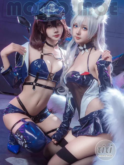 艾西aiwest – NO.005 &喜欢爱理吗 – 碧蓝航线 巴尔的摩&信浓 赛车女郎 [47P-199MB]