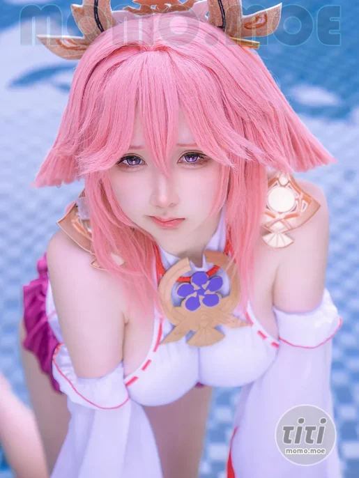 樱梨梨 – NO.001 八重神子泳装 [29P-77MB]