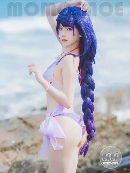 桜桃喵 – NO.194 雷电将军 泳装 原神 [28P-75MB]