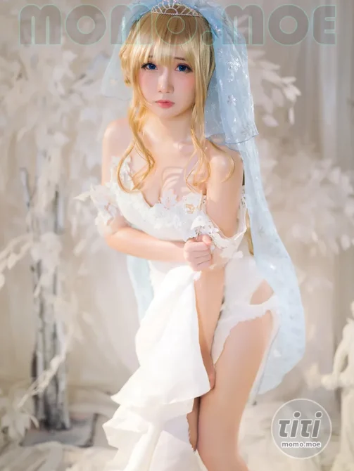 焖焖碳 – NO.035 少女前线 索米 婚纱 [42P-149M]