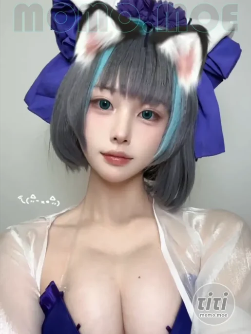 若若不男 – NO.005 柴郡泳装 [4V-355MB]