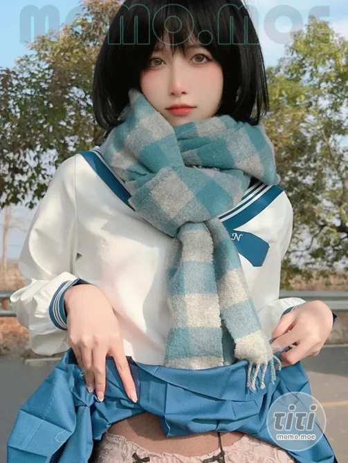 布丁大法 – NO.165 户外黑丝JK [13P-152MB]