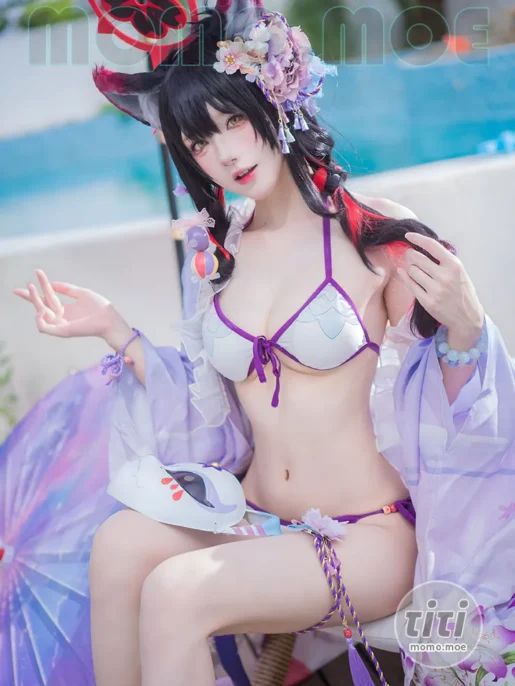 阿包也是兔娘 – NO.111 蔚蓝档案 狐坂若藻 水着 [32P-187M]