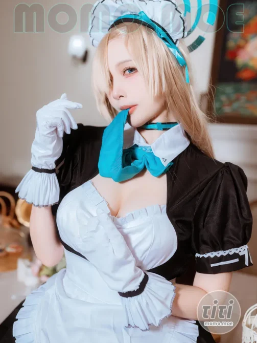 二佐Nisa – NO.201 蔚蓝档案 一之濑明日奈女仆 [30P-260M]