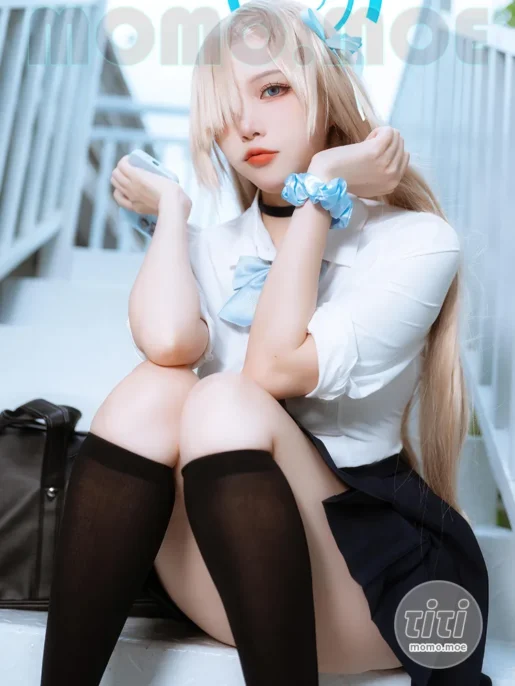 二佐Nisa – NO.197 蔚蓝档案 一之濑明日奈 JK制服 [23P-172M]