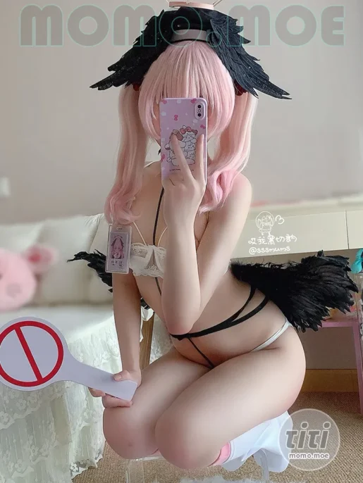 哎我黑切呐 – NO.001 蔚蓝档案 江小春 [46P+3V-1.26GB]