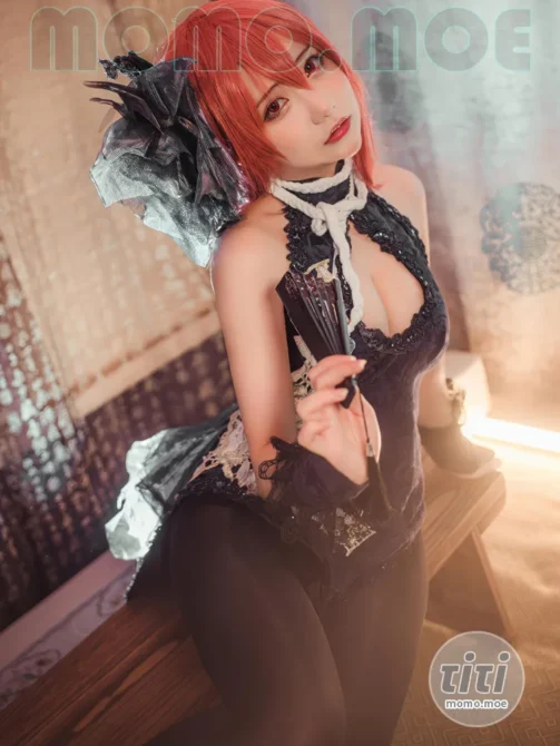 是一只熊仔吗 – NO.039 碧蓝航线 黑太子旗袍 [19P-63M]