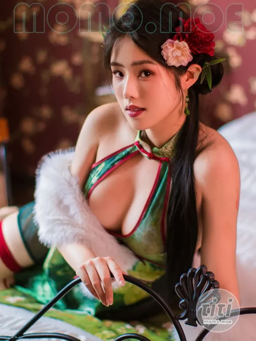 钛合金TiTi – NO.089 绿色旗袍 [82P+1V-687MB]