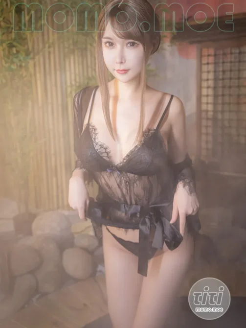 亚马逊鲶鱼 – NO.033 温泉黑色蕾丝 [33P-636MB]