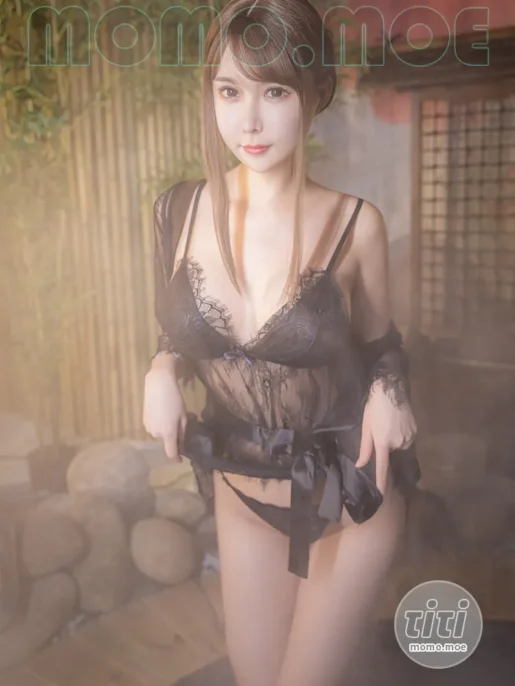 亚马逊鲶鱼 – NO.033 温泉黑色蕾丝 [33P-636MB]